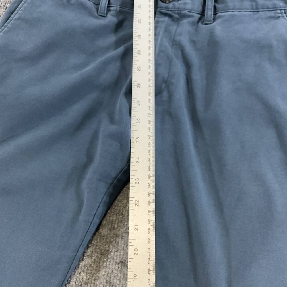 J Crew Flex Slim Fit Chino Pants 32x32 Blue Stretch Flat Front Casual Dress Mens - Picture 11 of 12